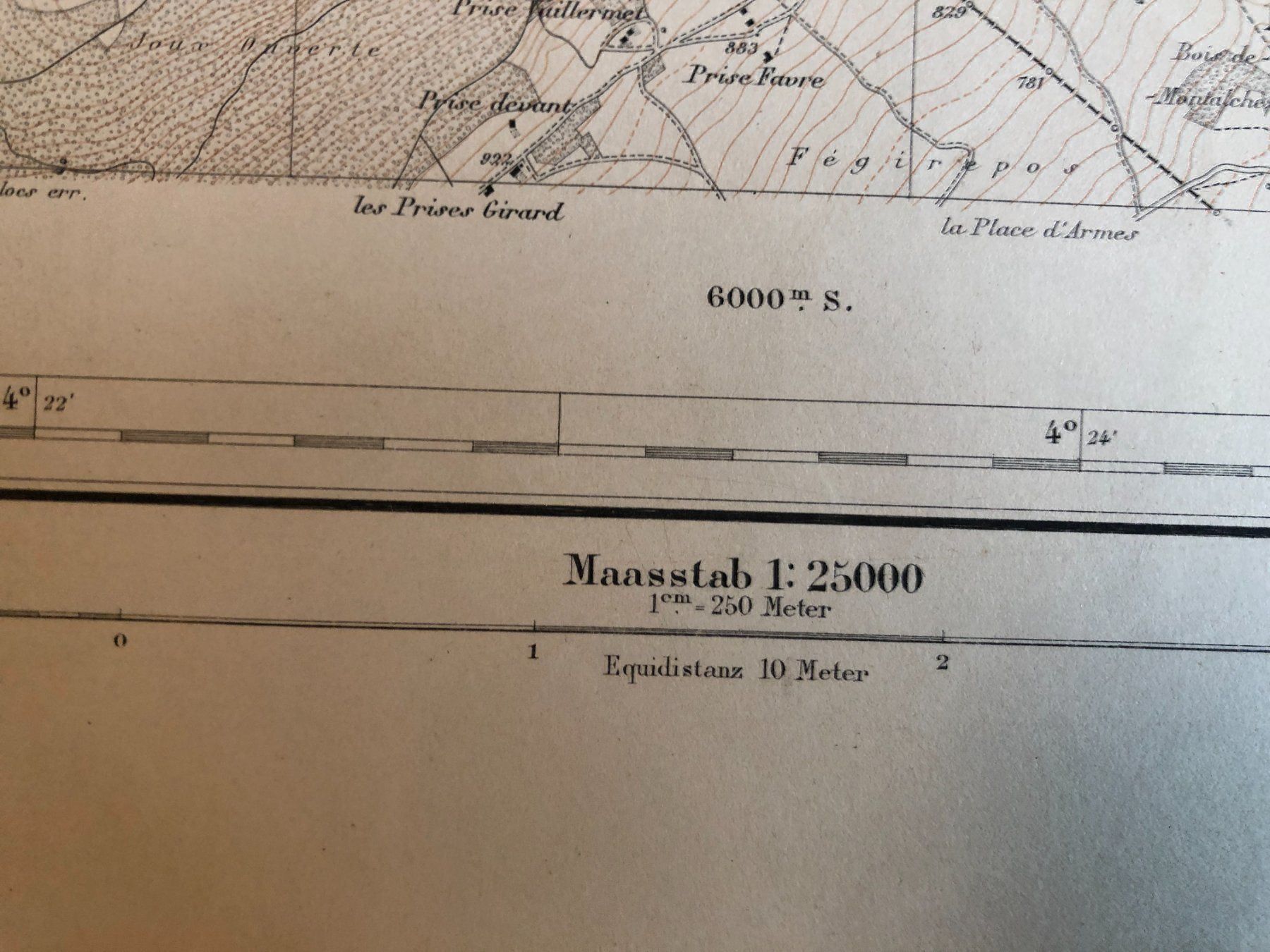 Landkarten & Atlanten: Siegfriedatlas Bl. 281: Travers 1885 – Gebraucht aus Zürich von allp 6