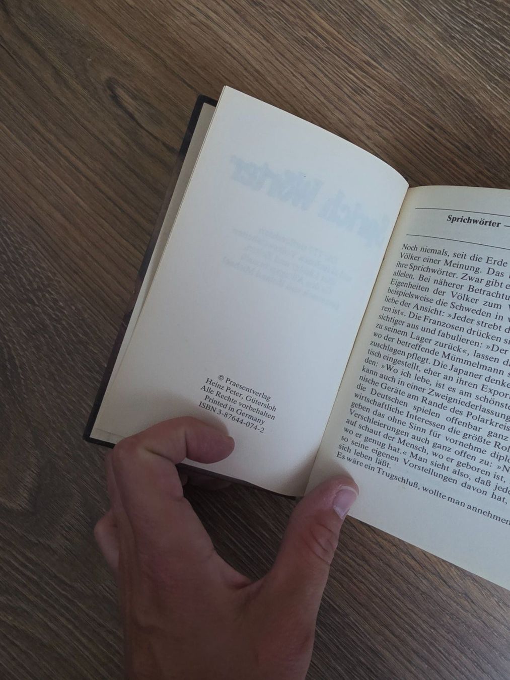 Livres: Buch Sprich-Wörter, Sprichwörter – D'occasion à Nebikon par Japostyle_2 3