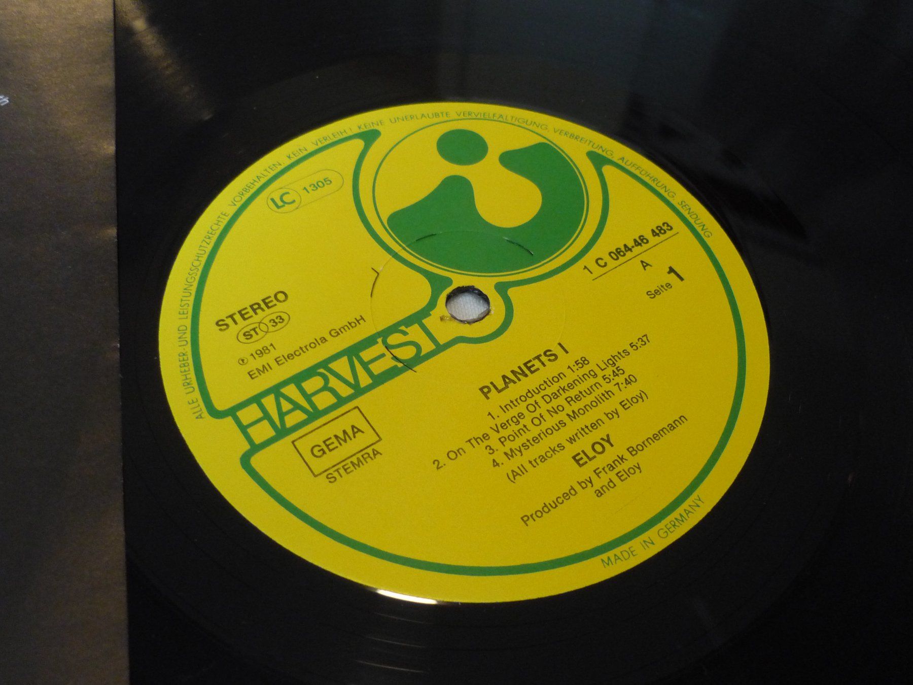 Schallplatten: Rare Vinyl 80s - Eloy - Planets – Gebraucht aus Beringen von Flatretriever 2