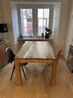 Massiver Esstisch aus Sheesham  160 × 90 cm