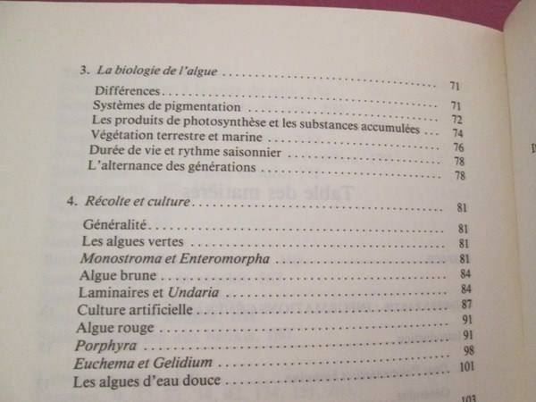 Libri: Les légumes de mer – Usato da Neuchâtel venduto da Dualseele 4