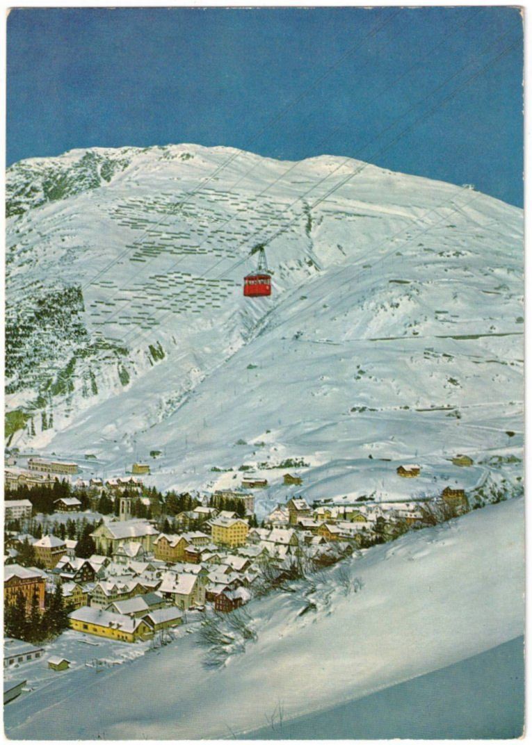 Cartes postales: Andermatt - Luftseilbahn Andermatt--Gurschenalp – D'occasion à Binningen par Mountainrider
