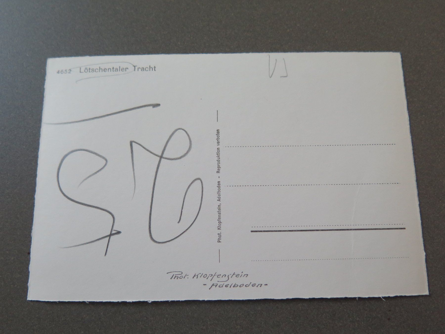 Cartoline postali: LÖTSCHENTAL - LÖTSCHENTALER TRACHT – Usato da Wittenbach venduto da lipasal 1