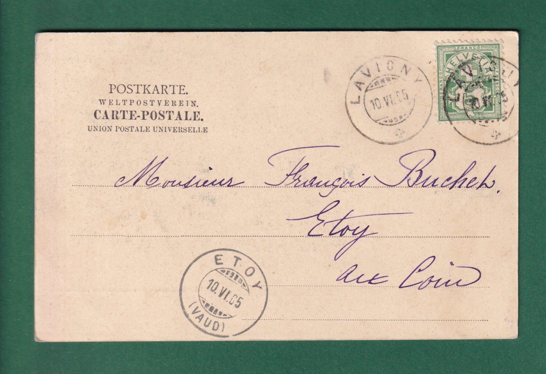 Cartoline postali: WEISSENFELS - Brücke - 1905 – Usato da Pully venduto da nicecards-shop 1