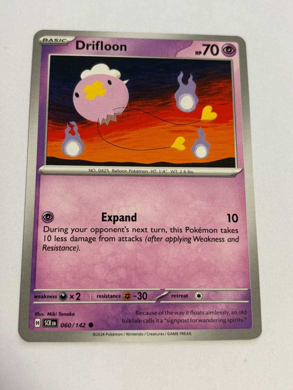 Pokémon Carte collezionabili: Pokemon-Karte Drifloon 060/142 – Usato da Herisau venduto da Seyashop1
