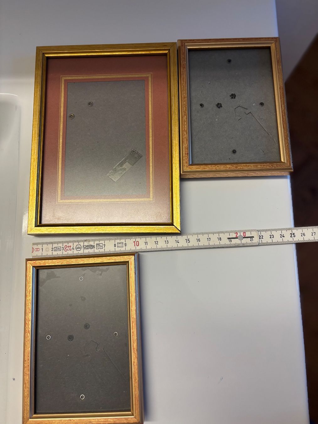 Cornici: 3er Set Vintage Bilderrahmen, goldfarben – Usato da Horgen venduto da uge_pd5p 4