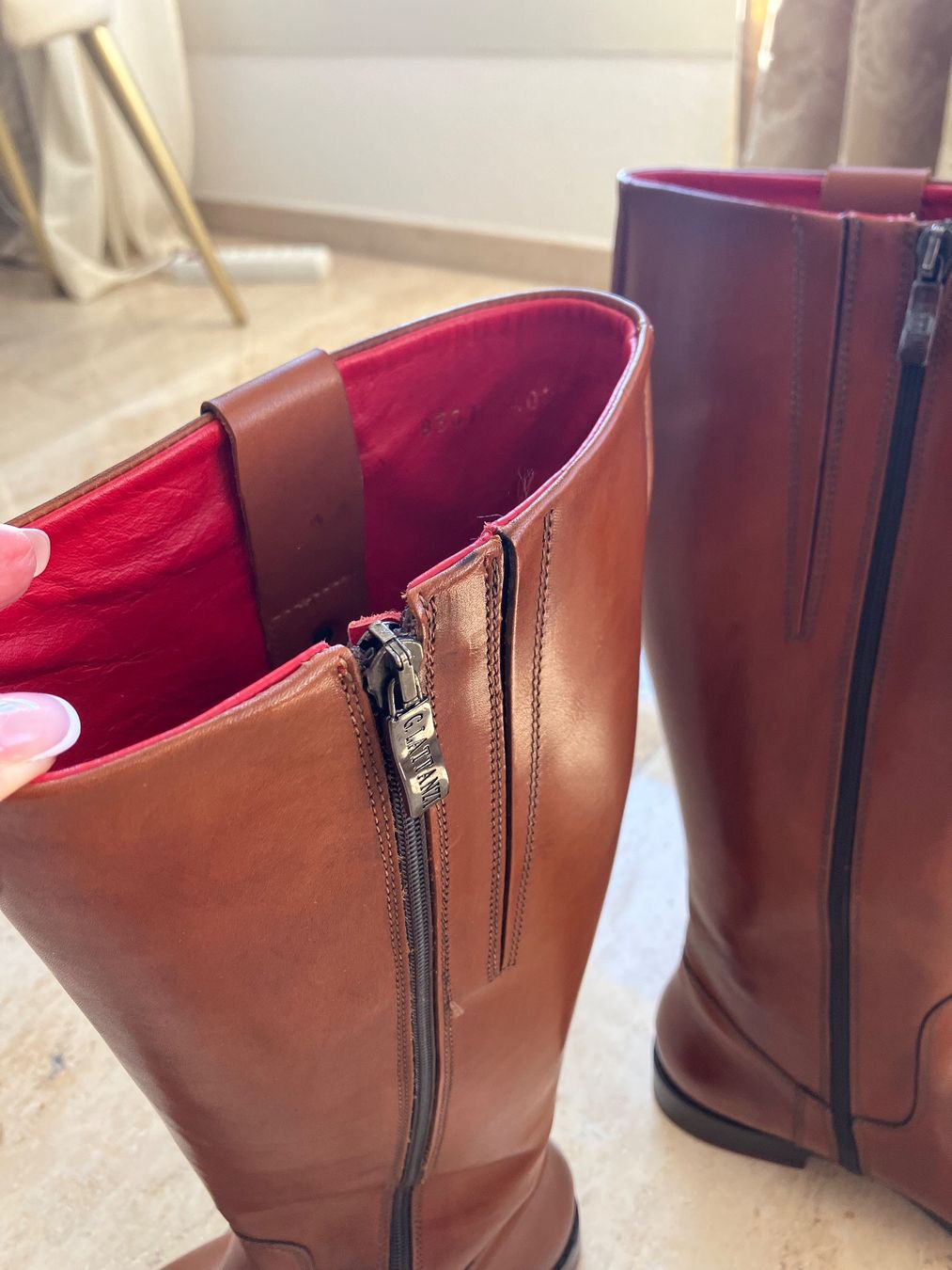 Scarpe da donna: Lederstiefel – Nuovo (secondo la descrizione) da Walchwil venduto da Maxana 1
