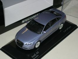 Audi A6 2004 silber * Minichamps 1:43