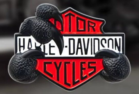 Sticker: Stickers métal Harley-Davidson  Griffes Noires stylées J154 – Nuovo e nell'imballaggio originale da Allens venduto da MADE.IN.ROCK.N.ROLL