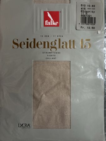 Falke Strumpfhose Seidenglatt 15 DEN M neu