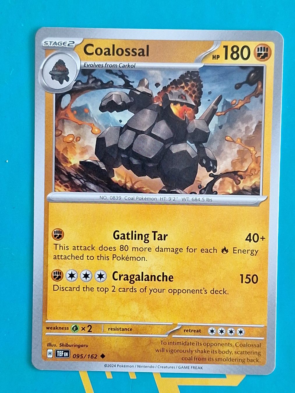 Pokémon Carte collezionabili: Coalossal - Temporal Forces Pokemon - #7.1 – Usato da Altstätten SG venduto da GGsGameshop