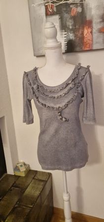 Fabiana Filippi Shirt, grau, Gr. S, Top Zustand!