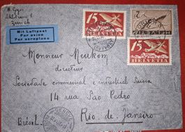 Flugpostbrief nach Rio de Janeiro