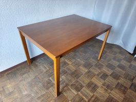 Vintage Tisch Girsberger ausziehbar Holz 120-180x73x85cm 70J