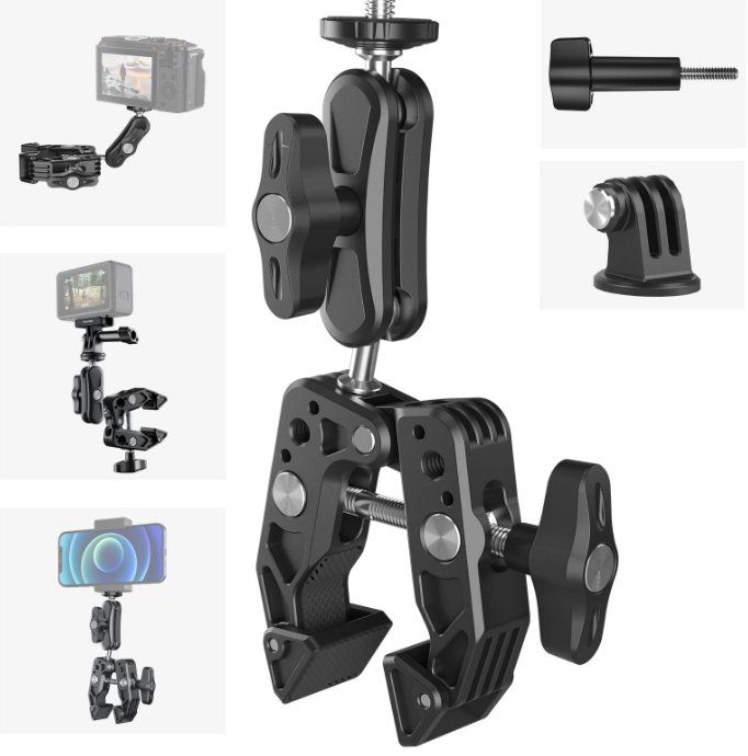 Wandhalterungen: Super Clamp Klemmstativ mit Kugelkopf und Magic Arm – Neu und originalverpackt aus Châtelaine von topshop.switzerland 3