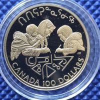 Canada 100 Dollars 1990 Gold 58.3% Proof Coin w/ Certificate