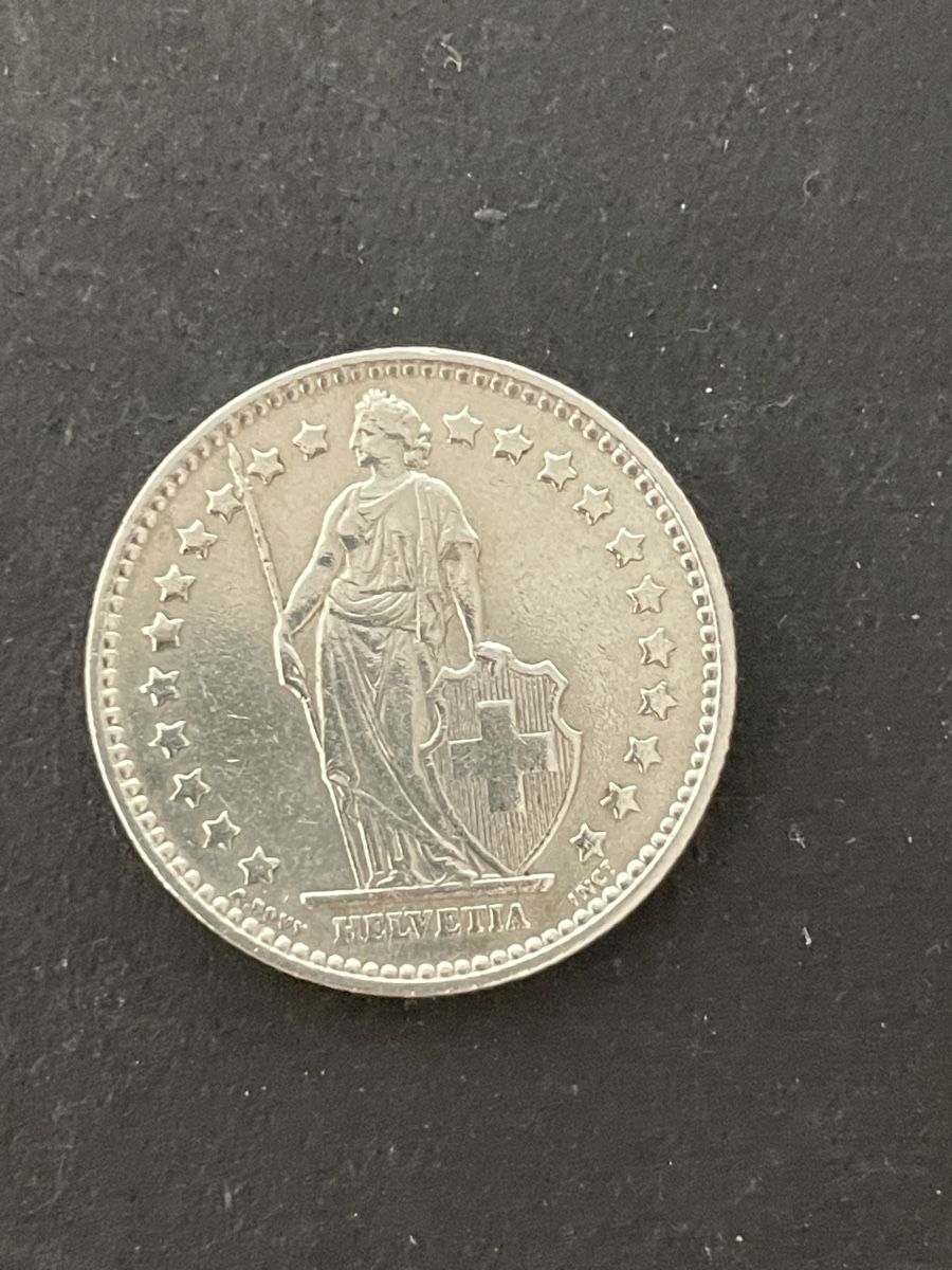 Alle Münzen: 1.- Silber CH Jahr 1956 – Gebraucht aus Meierskappel von Hala03 2