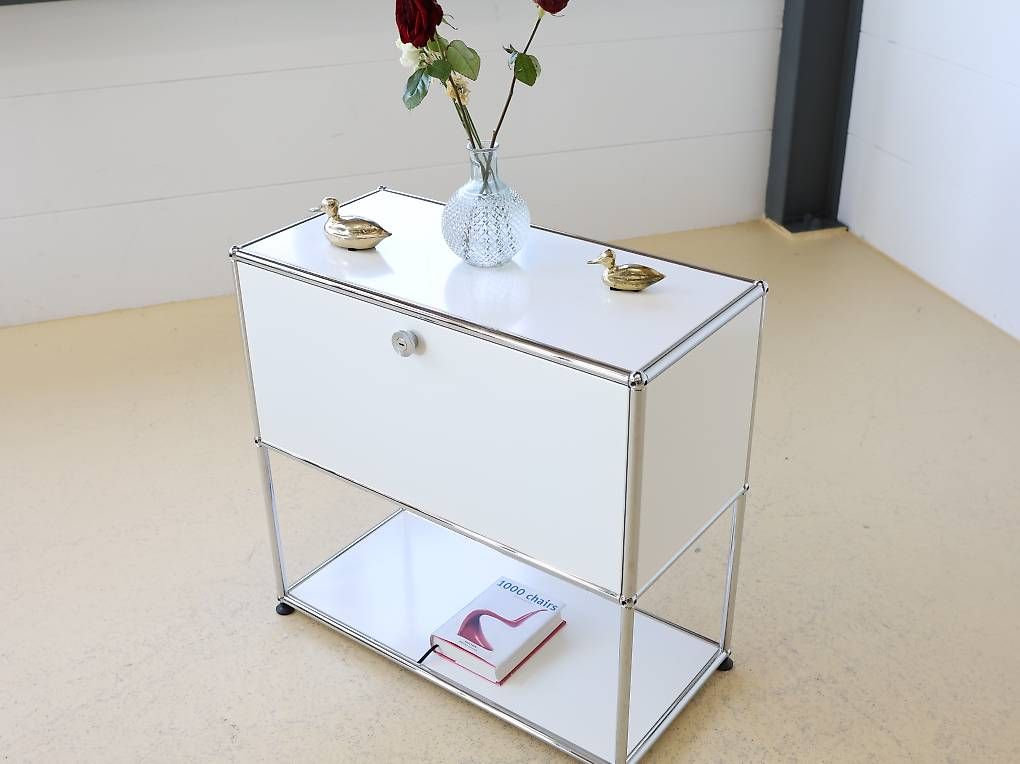 USM Scaffali: USM Haller Sideboard in Reinweiss – Usato da Meinisberg venduto da atelier_TILIJA 4