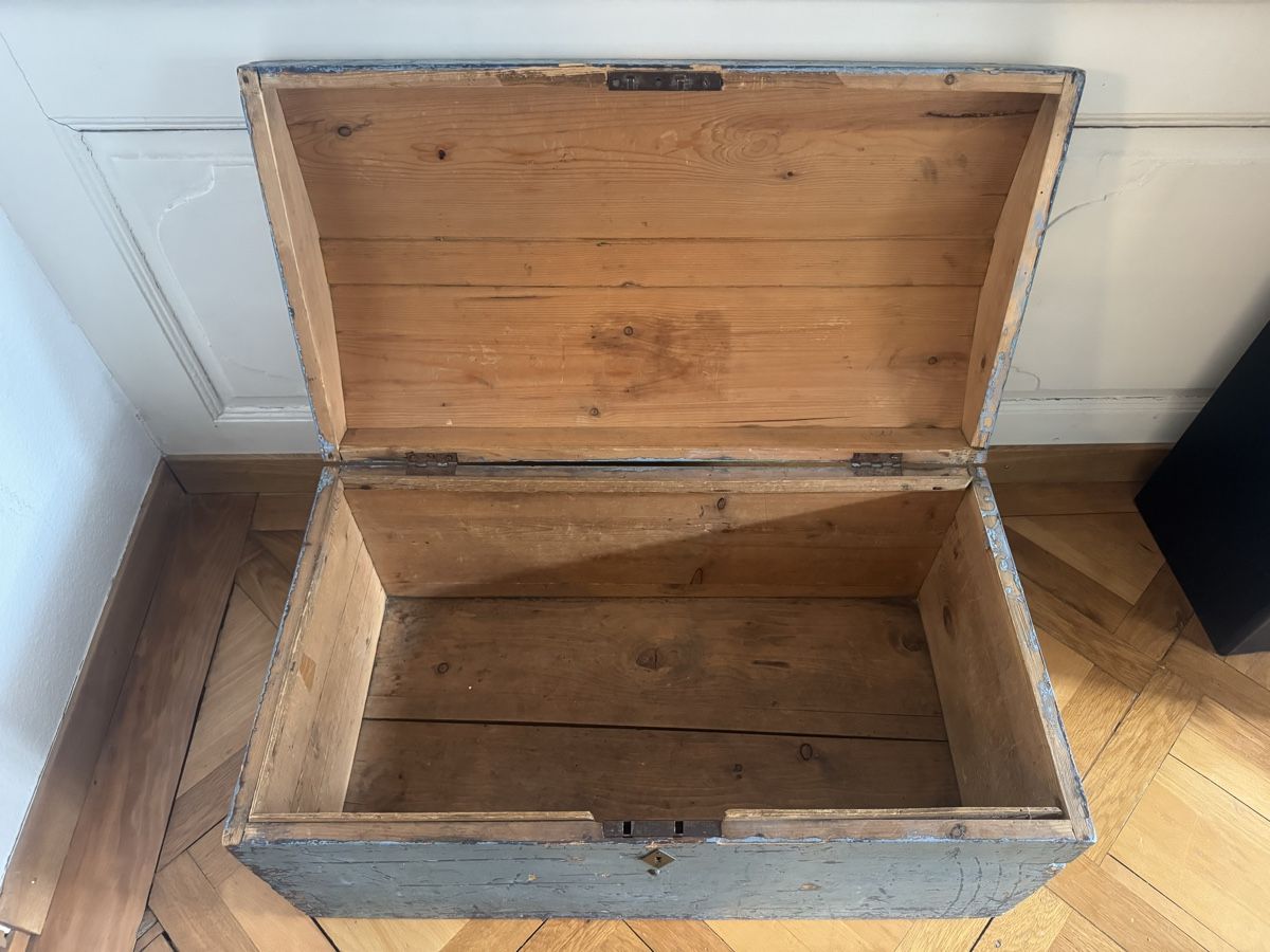 Truhen: Vintage Truhe alt blau – Gebraucht aus Solothurn von Ada00 3