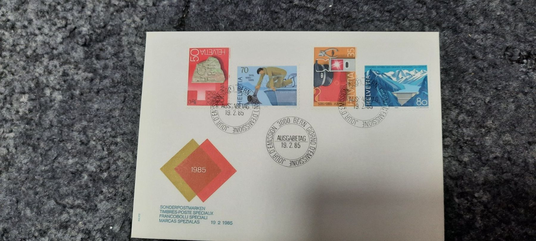 Alle Briefmarken: 1000 Ersttagscouvert – Gebraucht aus Grenchen von Anatas01 2
