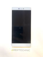 Huawei P8 Display mit Rahmen Weiss