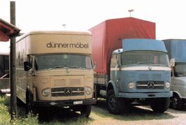 Mercedes Benz Lastwagen Dünnermöbel AG Schweiz Foto