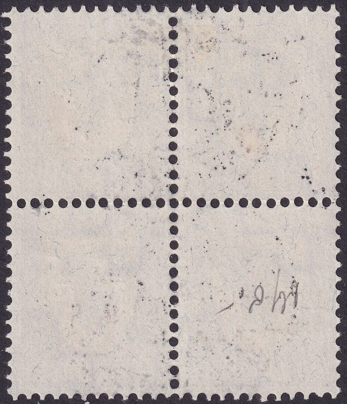 Alle Briefmarken: 1918, Pro Juventute, J10, Viererblock von Bern, Kat: 250.- – Gebraucht aus Sursee von Luzernerraute 1