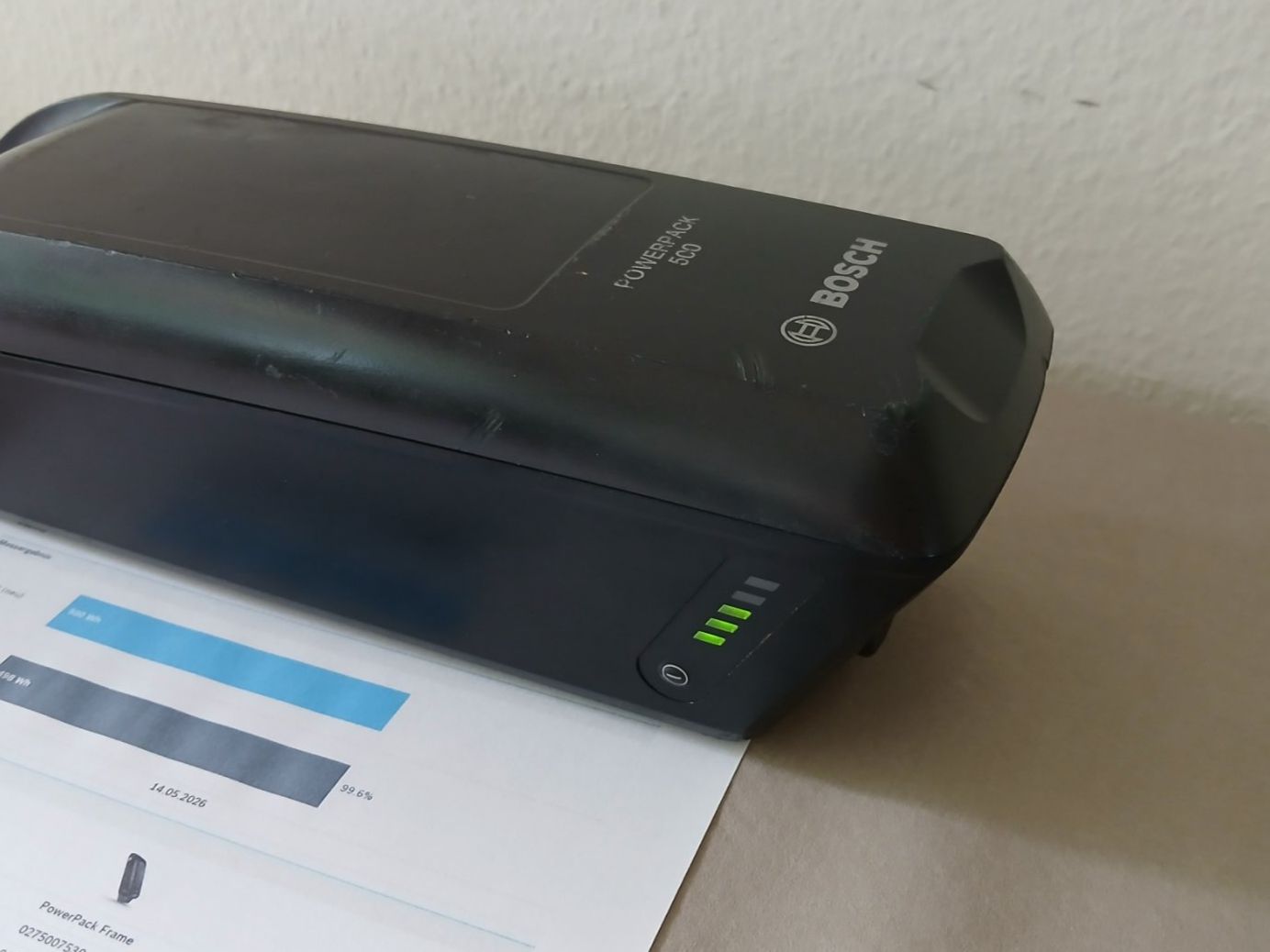 Bosch Batterie: Powerpack 500 Akku - 498Wh 99.6% mit Bosch Messbericht – Usato da Winterthur venduto da .-thx-. 1