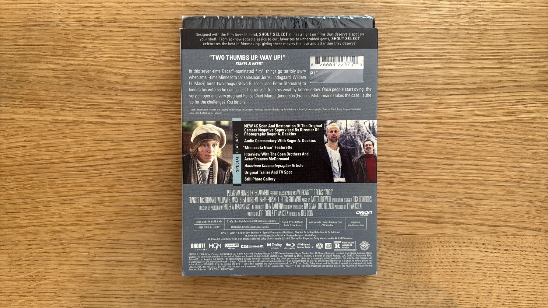 Tutti i DVDs: Fargo - 4K UHD Blu-Ray – Nuovo e nell'imballaggio originale da Wallisellen venduto da Art_Vendorlay 1