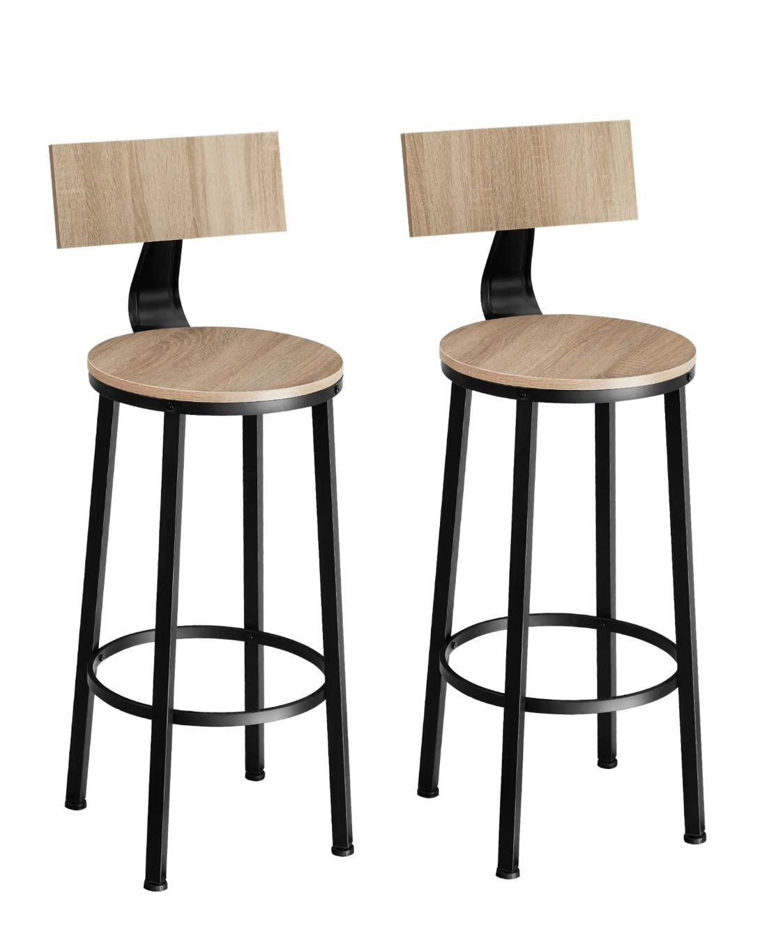 Sgabelli: %neue 2er Set Barhocker Poole Industrial Holz hell, Eiche – Nuovo (secondo la descrizione) da Necker venduto da liq24
