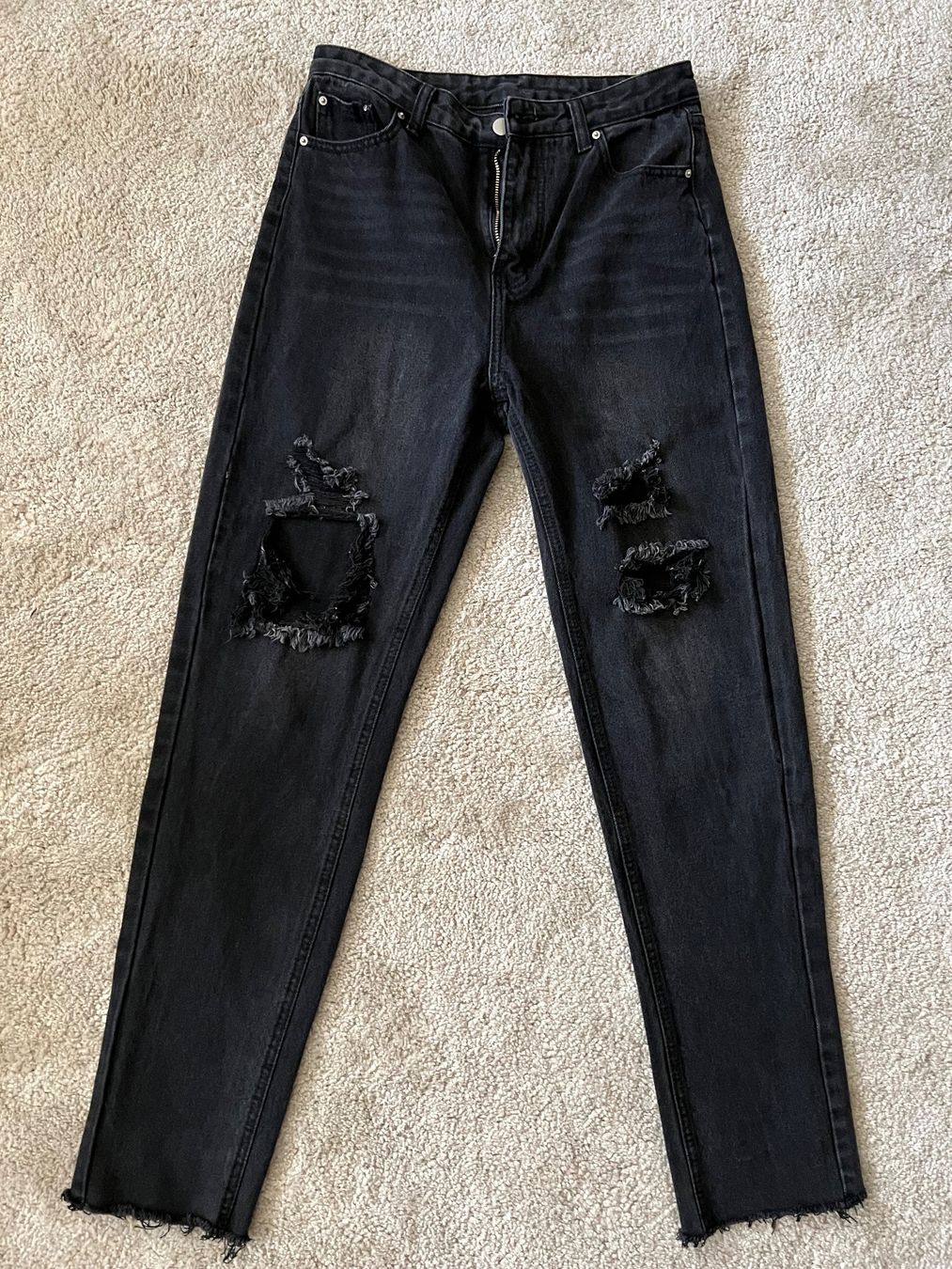 Shein Jeans: Jeans noir Shein / taille M – Neu (gemäss Beschreibung) aus Charmey (Gruyère) von ya_12 3