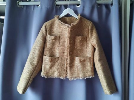 Damen Boucle Blazer / Jacke Gr.S ungetragen