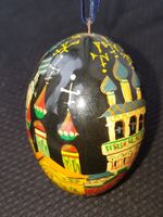 Dekoratives handbemaltes russisches Ei, Osterei aus Moskau