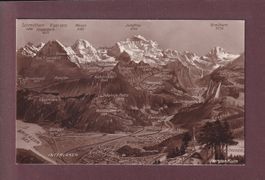 INTERLAKEN und Umgebung - Vogelschau