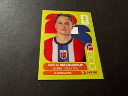 Panini Fussball WM 2026 Sticker Andreas Schelderup NOR 12