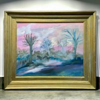 C: KOBYLANSKY huile sur toile marouflé sur carton