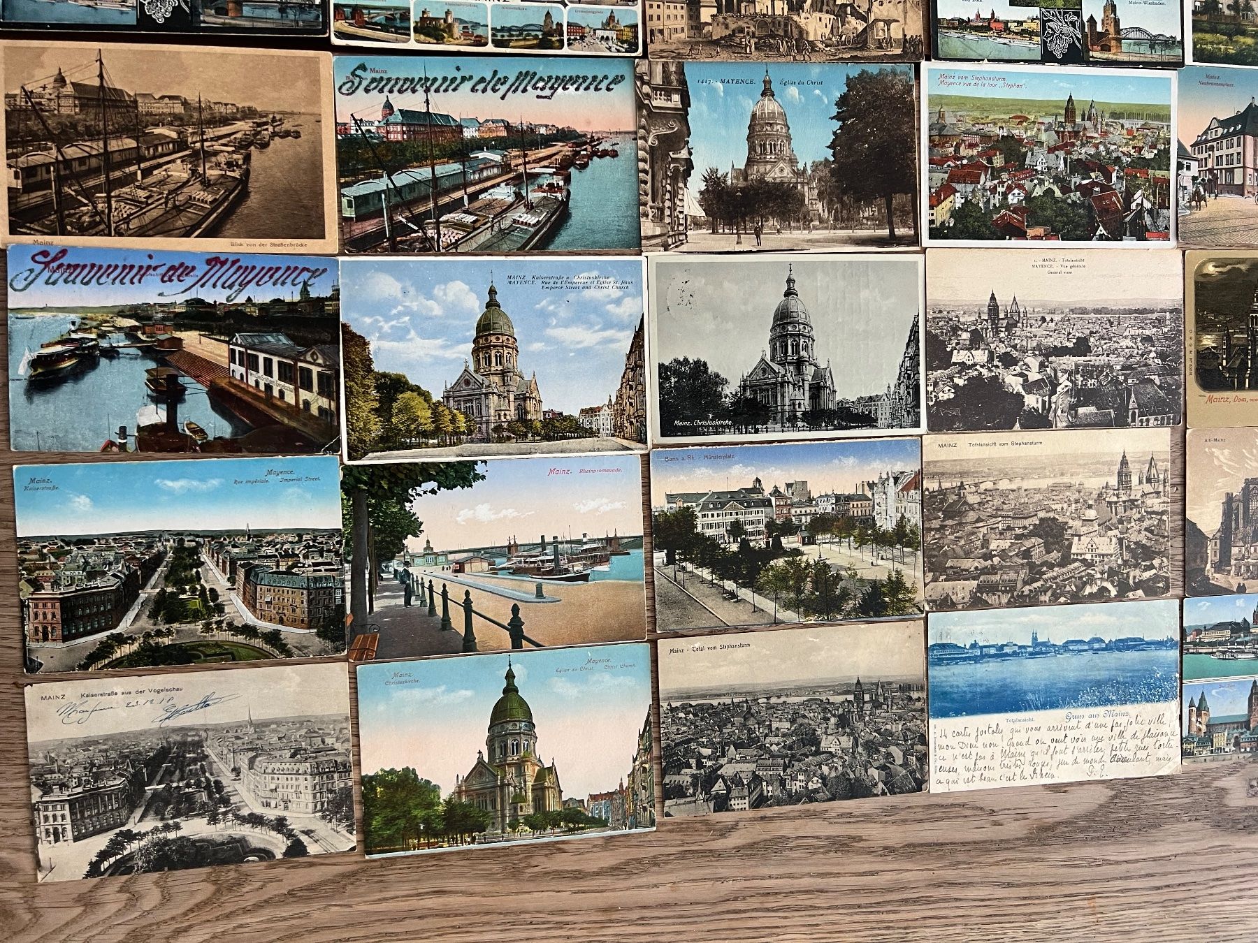 Cartoline postali: Sammlung Ansichtskarten Deutsches Reich - Mainz 2. Teil – Usato da Hermetschwil-Staffeln venduto da militaria-schweiz 3
