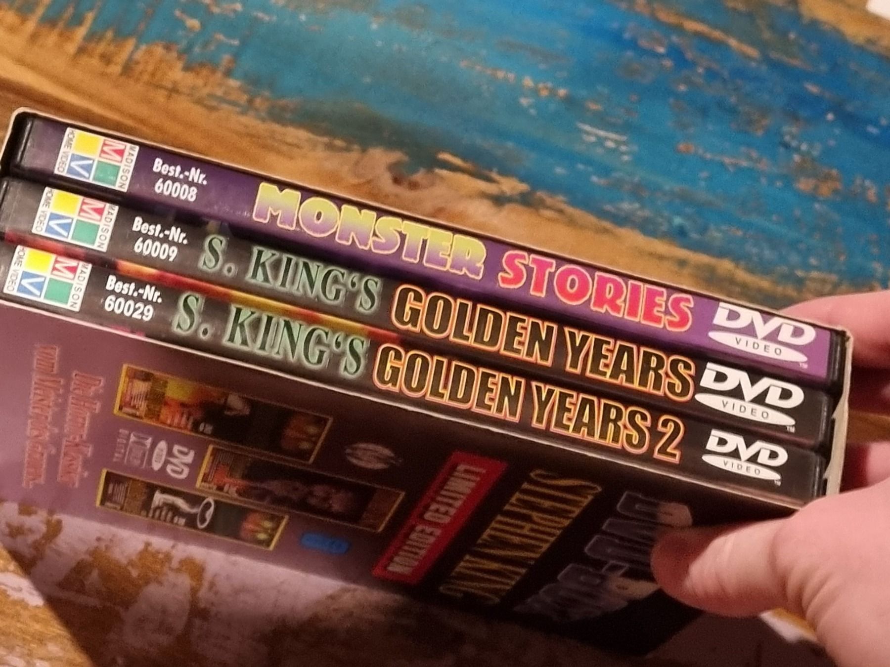 Tutti i DVDs: Stephen King DVD Box, DVDs Horror, 3 Filme – Usato da Winterthur venduto da Belzarek 1