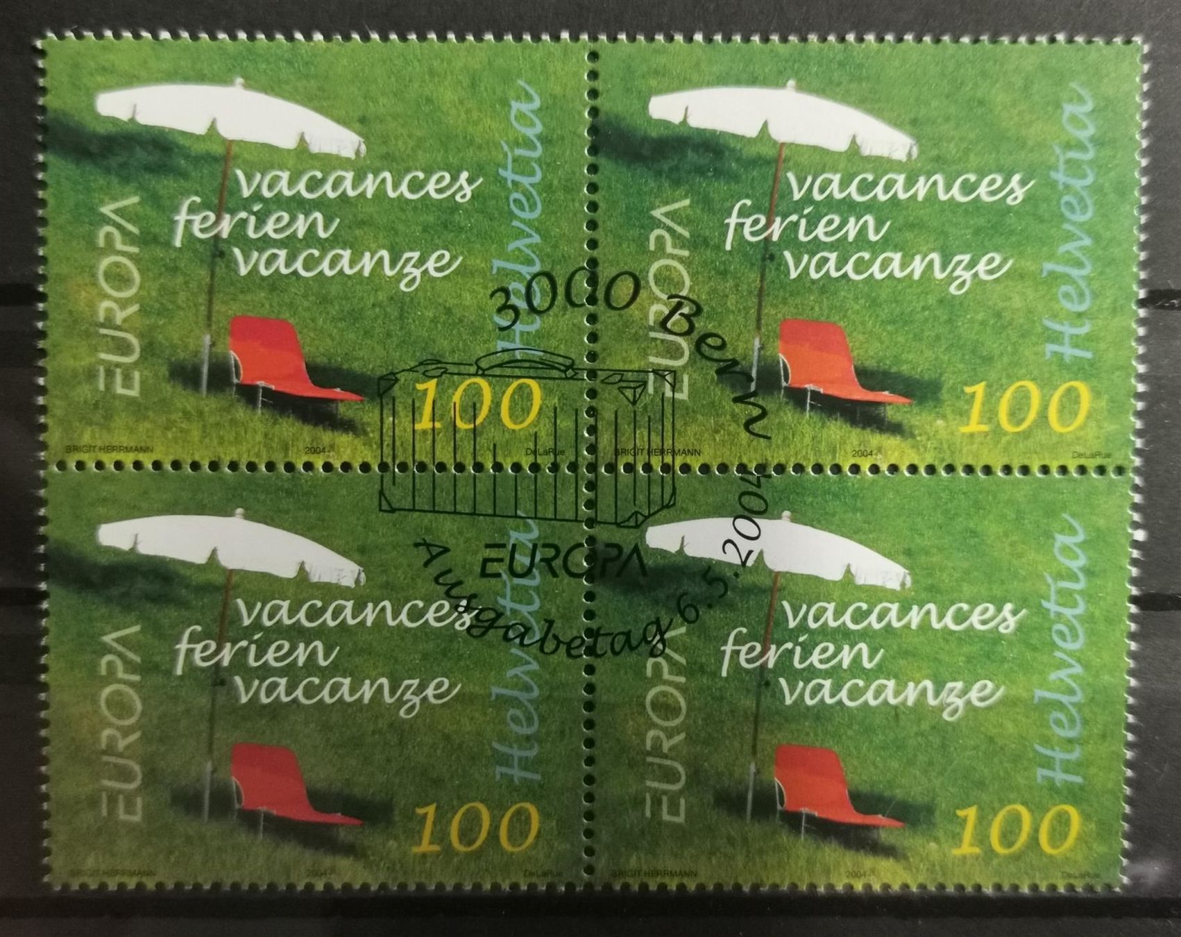 Tutti i francobolli: 2004 Ferien ET-Viererblock MiNr: 1880 – Nuovo (secondo la descrizione) da Dübendorf venduto da goeggi79