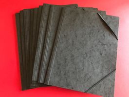 ECKSPANNER Aktendeckel Mappe Aktenmappe Büromaterial 9 Stk