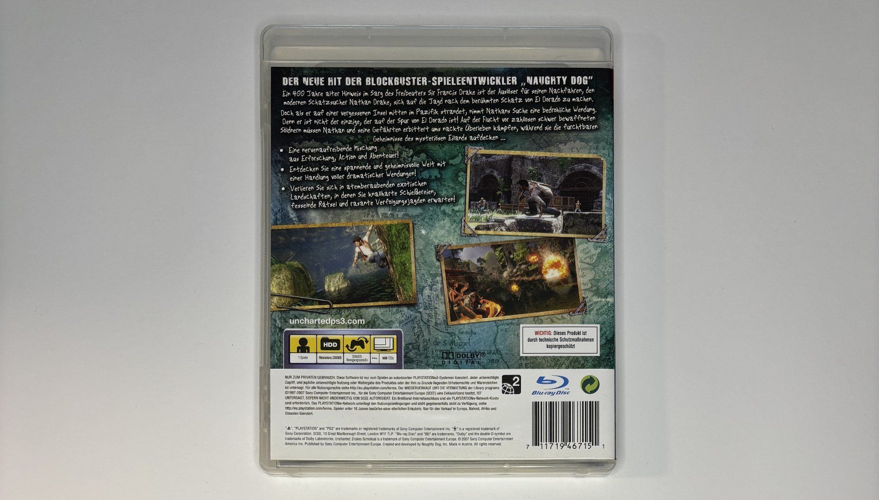 Giochi: PS3 - Uncharted: Drake's Fortune – Usato da Allschwil venduto da Bullach 2