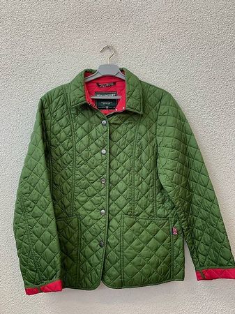 Vintage Wellington of Bilmore Damen Steppjacke Grün Pink