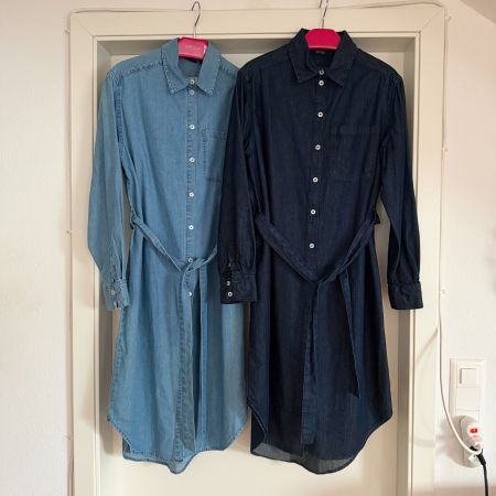 Jeanskleid dunkelblau Grösse 34/36 guter Zustand
