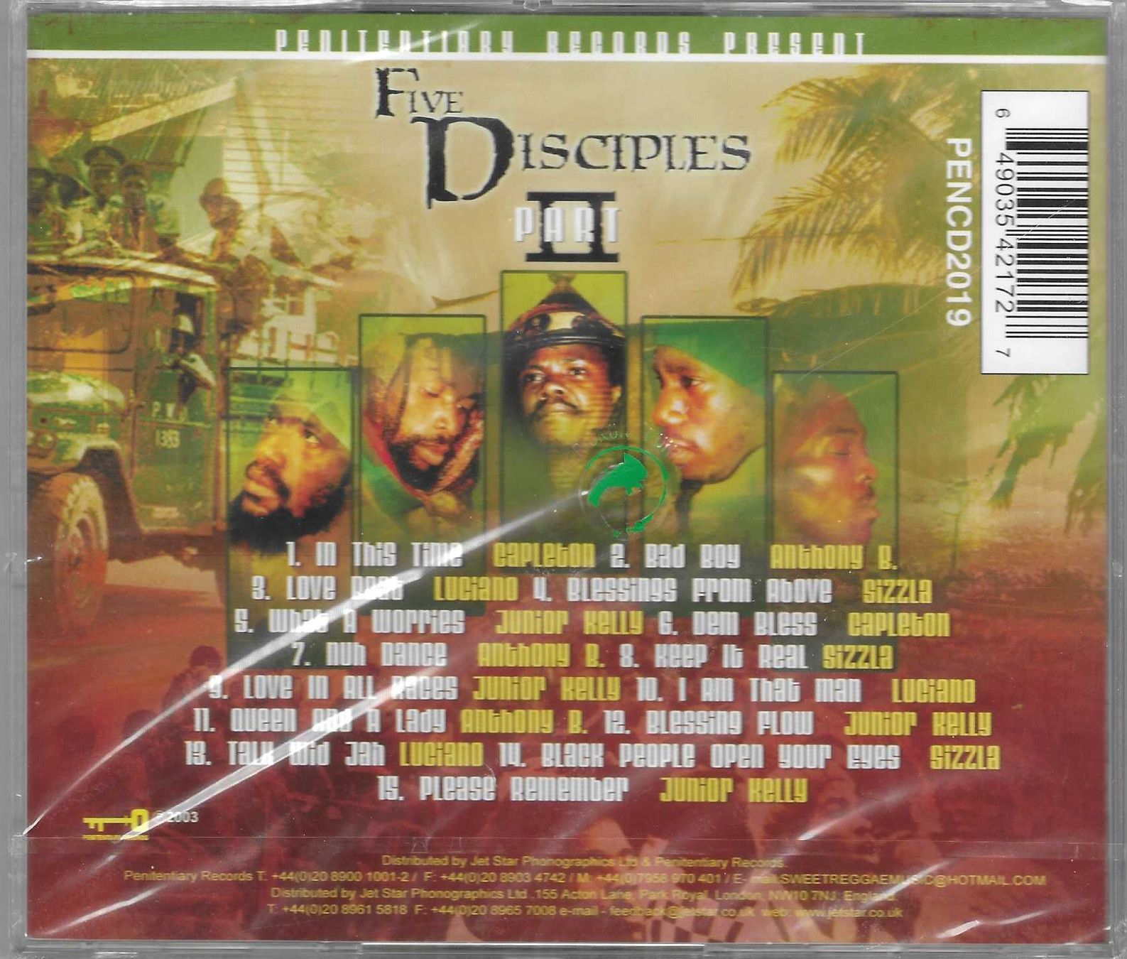 CDs: FIVE DISCIPLES – Neuf avec emballage d'origine à Bex par Giorgiob 1