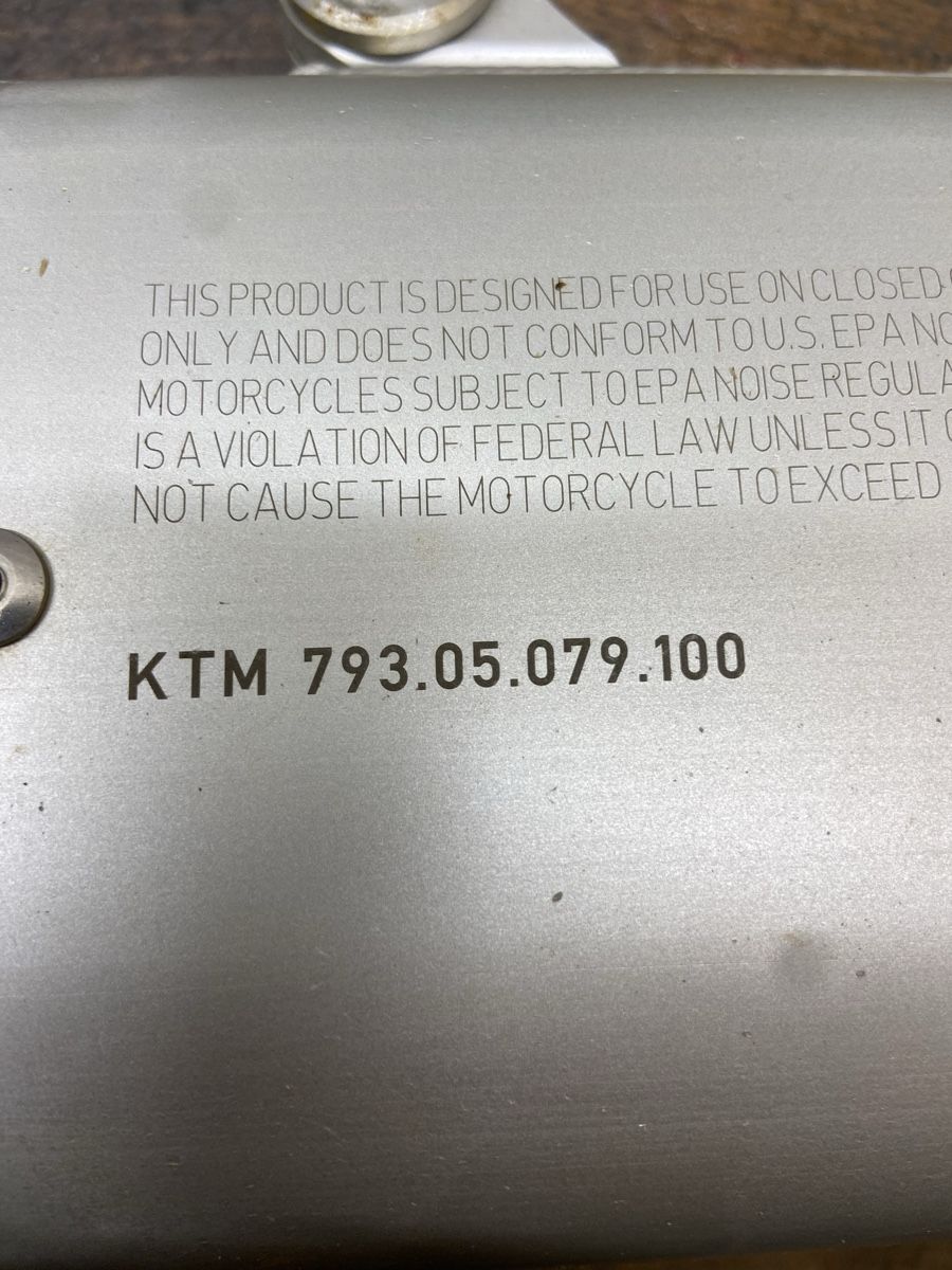 KTM Sistemi di scarico: Ktm Sxf 250 Auspuff – Usato da Gipf-Oberfrick venduto da rap_mn6p 1