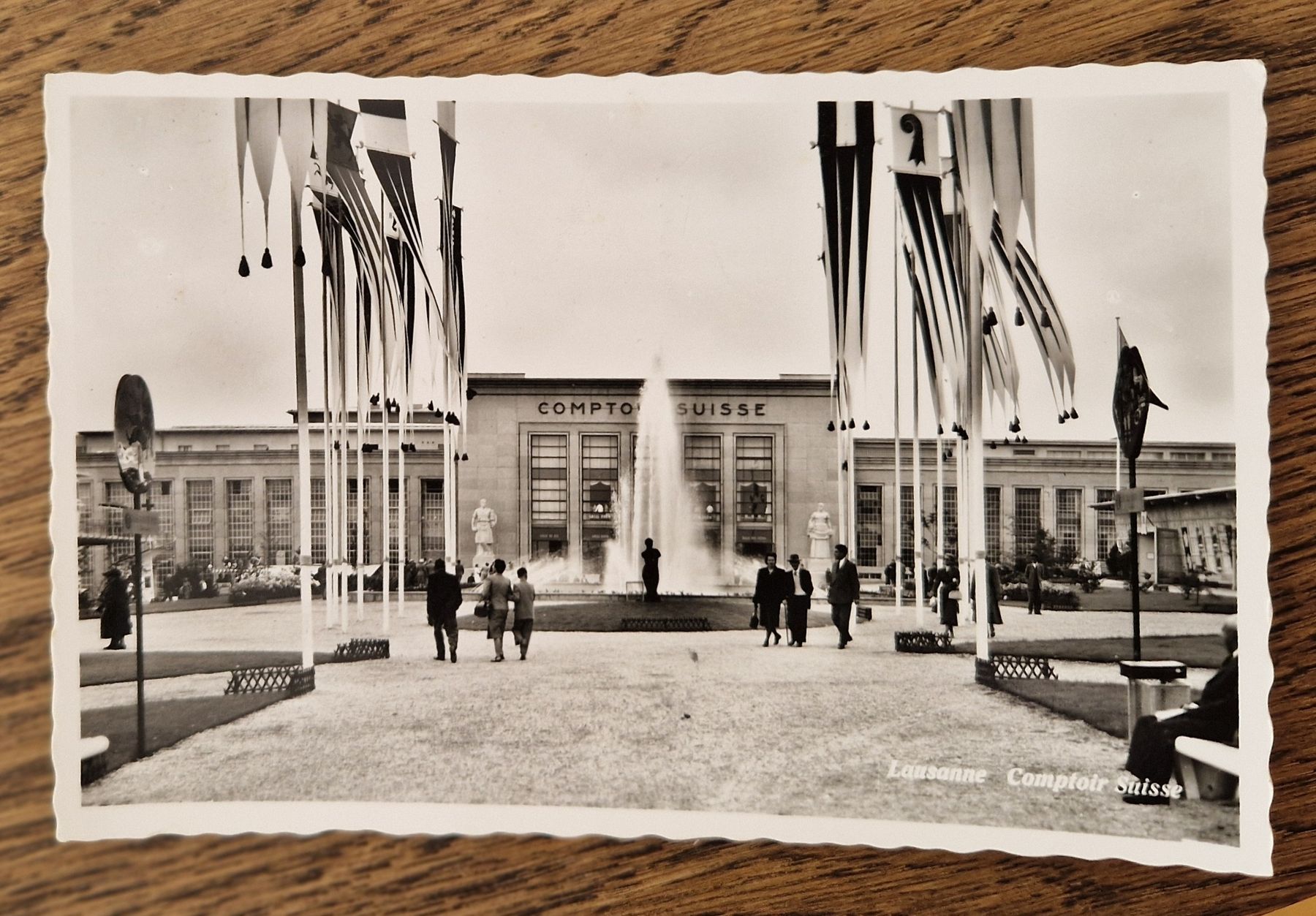 Cartoline postali: Lausanne Comptoir Suisse 1955 – Usato da Ebikon venduto da Donar50