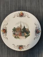 Vintage OBERNAI SARREGUEMINES Keramik Teller als Deko
