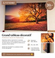 Tableau décoratif automnal