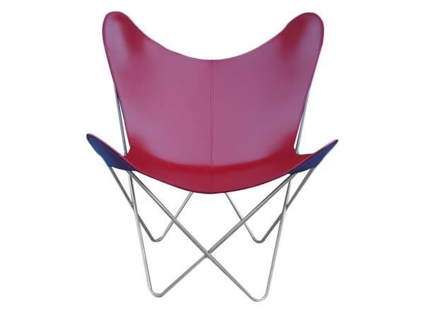 Poltrone: Leder Stuhl BKF Red – Nuovo e nell'imballaggio originale da Arbedo venduto da patagonialeatherrugs