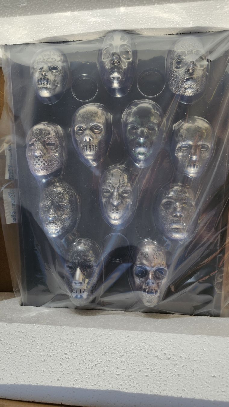 Alle Dekorationen: Harry Potter Maskensammlung Todesser NEU – Neu und originalverpackt aus Kestenholz von Yosh